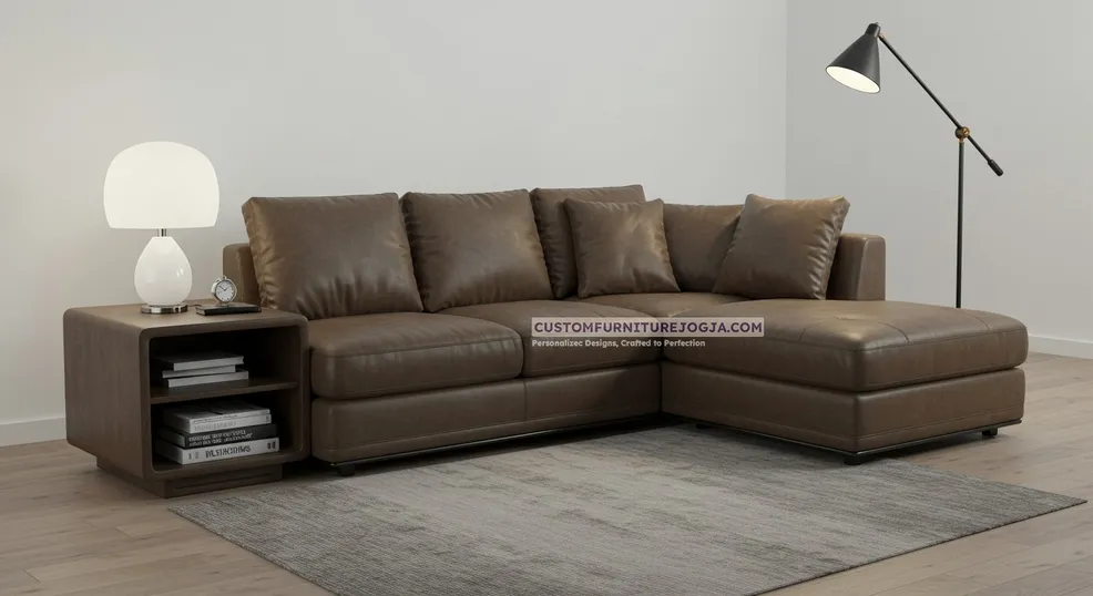 Jasa Pembuatan L Shape Sofa Jogja